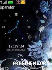 Clock - Blue Lamour